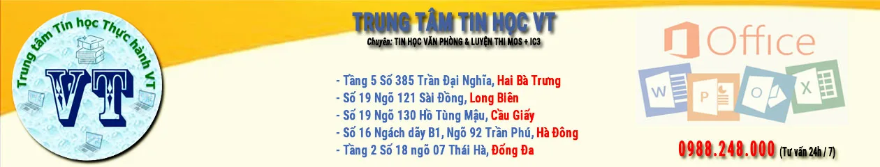 Dạy Tin Học Văn Phòng