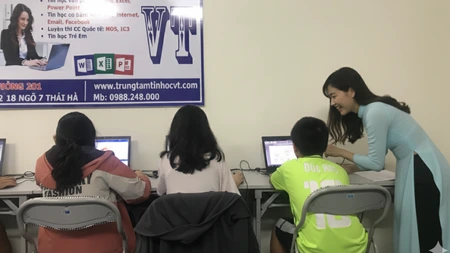 Trung tâm Tin học VT - Chuyên dạy Tin học Trẻ Em